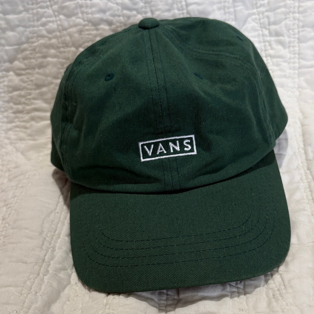 Vans Dark Green Logo Cap